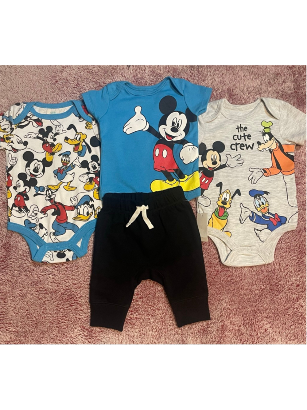 Disney & Other Boys 0-3 months bodysuits and pants some NWT